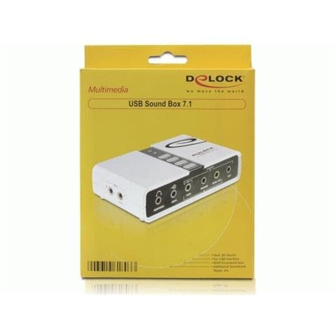 USB Sound Box 7.1, 7.1, 0 dBi, USB, 48 kHz - Foto 1